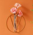 1pc Wall-mounted Glass Vase Home Decor Wall Decoration Iron Hanging Flower Vases Hydroponic Plants Container. 