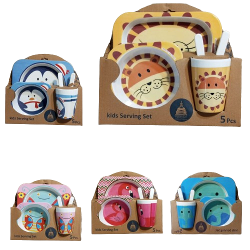 Kids/Baby Serving Set feeding pack of 5 durable pieces