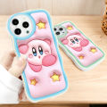 FELMYST Case For Realme C35 Cute Fashion Kirby Mobile Phone Casing Shockproof Soft Back Cover for Girl. 