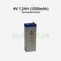 4V 1.2Ah 1200mAh Rechargeable Battery. 