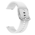 For ID205 / Willful SW021 19mm Electroplating Buckle Silicone Watch Band. 