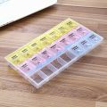 Safdar Mart- Weekly Pill Organizer 3 Times a Day, Travel Friendly Pill Box 7 Day with Large Compartments and Sturdy Design, Portable Medication Reminder for Vitamins /Fish Oils / Supplements (Weekly Pill Organizer 3 Times a Day). 
