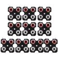 10pcs Board 4 RCA Female Pin Audio Video AV Socket Connector. 