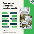 Pak Vermicompost 5kg - Organic Vermicompost Fertilizer for Plants | Premium Soil Conditioner for Home Gardens & Nurseries. 