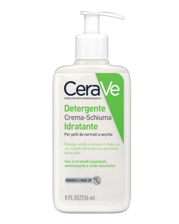 Cerave Hydrating Cream to Foam Cleanser 236ml - Beauty by Daraz
