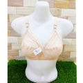 Transparent Net Bra for Women & Girls – Skin/Black, Sizes 32B-42B. 