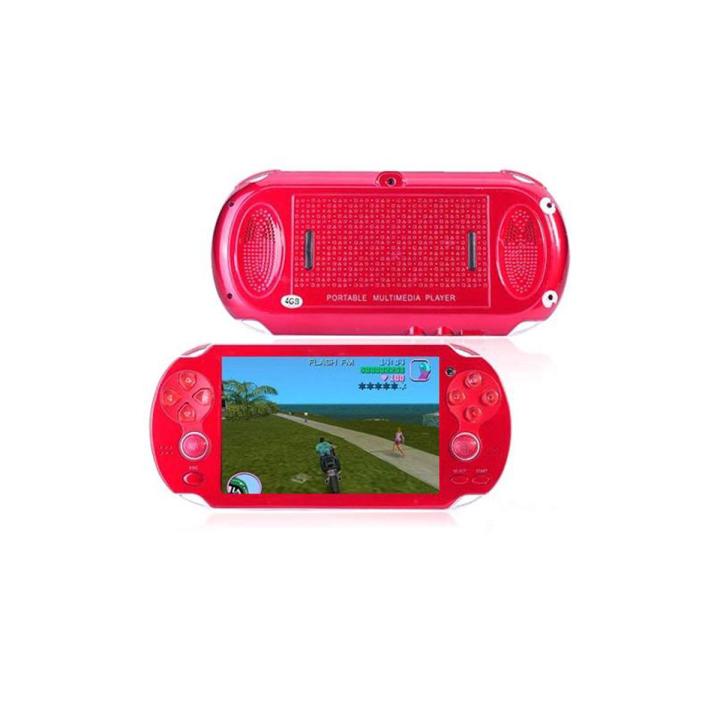 MP5 Vita - Video Game Console (64 bit) - Analog Controller - 4GB Memory - VGA Camera - Red