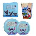 Disney Lilo Stitch Birthday Party Decoration Stitch Balloon Disposable Tableware Gift Bag Backdrop For Kids Party Supplies. 