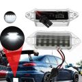 OYPFXMI- 25 Pcs Trim Panel Nylon Retainer Clips for Toyota & 2Pcs License Plate Light Lamp for Mitsubishi Lancer X Evo 2003-2017. 