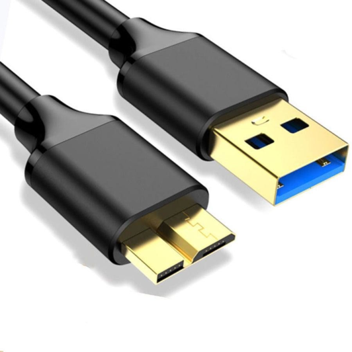 Hard Disk Cable For External Hard 3.0  High Speed - Black