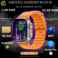 X9 5G 4G Android Smart Watch ULTRA AMOLED-49MM Smart Watch Big Display | Time Display on Screen | Comfortable Straps Ultra Smart Watch for i8 Pro Max Answer Call Sport Fitness Tracker Custom Dial Smartwatch Men Women Gift For Apple Phone PK IWO 27 X8 T500. 