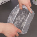 100Pcs/set Disposable Shower Cap Plastic Waterproof Headgear Hotel Hair Dye. 