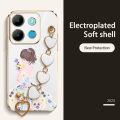 Love Bracelet case for Infinix Note 30 4G 5G Back Cover Back Shadow Girl Flower Case Infinix Note 30i 30 40 Pro 30 VIP Zero 30 20 GT 20 Pro X6821 X6851 X6853. 