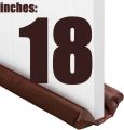 Door Draft and Dust Stopper Brown the Color 18-52 Inches Door Air Stopper Door Insect Protector Door Bottom Seal Excellent Quality. 