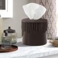 Aroni Plastic Round Shape Tissue box / Tissue Organizer / Tissue Holder / Napkin Holder / Tissue Role Holder Box. 