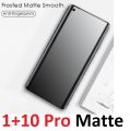 OnePlus 10 Pro Ceramic Matte Screen Protector Full Glue Edge-to-Edge, Unbreakable Fiber Protector. 