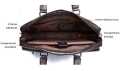 Jeeb Leather Bag for 13.3-Inch Laptops: Perfect for Work and Travel. 