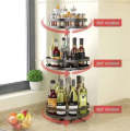 360° Rotatable Metal Storage Organizer by Matrix | Organizer for Kitchen Essentials | Rotating Storage Rack for Vanity & Dressing Tables | Smart Storage & Organizing Rotatable Rack. 