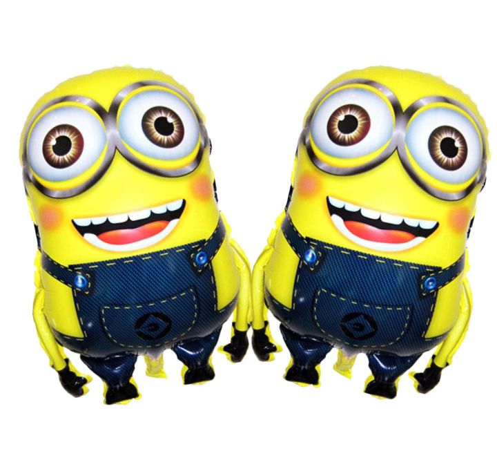 MINIONS FOIL BALLOON ( PACK OF 2 MINIONS THEME FOIL BALLOON )