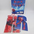 SPIDERMAN THEME HAPPY BIRTHDAY BANNER SPIDER-MAN BIRTHDAY PARTY BANNER. 