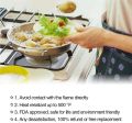 Stove Protector Cover Liner, Pack of 4 Gas Hob Protectors - Non-Stick Aluminum Reusable Gas Stove Burner Cover Sheet, Safe Protective Foil Kitchen Accessory. 