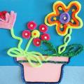 Pipe Cleaner, Bendi Sticks, Chenille Stem 24 pieces 12 inches for DIY Art Projects. 