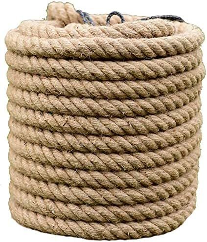 20"mm Thick, Pure Jute Rope For Decore Project, Available In Different Sizes