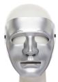 Faceless Hard Plastic Silver Mask – Full Face Costume Mask for Parties, Halloween, Cosplay & Stage Performances. 