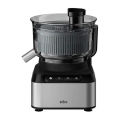 Braun Household  800W,  Si Purease 12 In 1 Food Processor,2.1L Bowl, Metal Design, Black FP3235. 