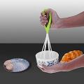 Hand Mixer Beater Single Handed Mechanical Whisk - (Multi Color). 
