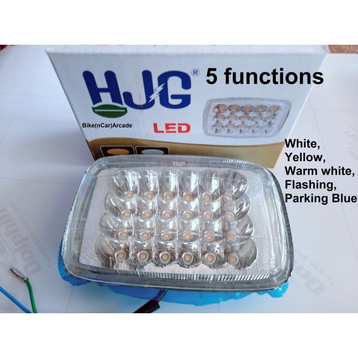 HJG light 24 led Fog Bike led light beam super bright 5 function in 1 for Motorcycle