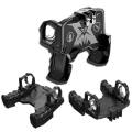 Mobile Game Controller Trigger Fire Buttons L1R1 Shooter Joystick 4.7- 6.5 inch Android Phone For PUBG/Call of Duty/Fortnite - Black. 