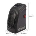 Portable Mini Handy Heater, 350 Watt Handy Compact Digital Electric Heater Fan Plug-In Wall. 