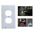 Outlet Wall Plate With LED Night Lights No Wires Or Batteries Needed For Living Room/bathroom/Washroom/Bedroom/Hallway. 