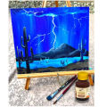 Professional Varnish Gloss for Acrylic Paint, Wood & Furniture | Gloss Varnish for Acrylic Painting, Oil Painting, Clear Protective Coating – Art Supplies for Canvas, Craft, DIY & Professional Use. 
