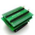 TQFP44 to DIP40 Adpater for AVR ISP Interface IC adapter Programmer Socket-  CNV-QFP-MPU51. 