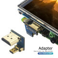 （NEW）Converter For Raspberry Pi 4B Micro HDMI-CompatibleTo HD Adapter HD Cable Plug HD Display Screen Adapter Connect. 