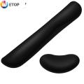 Memory Foam Set Ergonomic Keyboard Wrist Rest Pad & Mouse Wrist Rest Support Cushion For Office, Computer, Laptop, & Mac - Durable & Comfortable & Lightweight For Easy Typing & Pain Relief. 