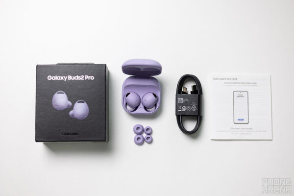 High Quality SAMSUNG Galaxy Buds2 Pro True Wireless Bluetooth Earbud Headphones - Bora Purple