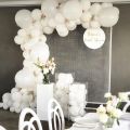 20pcs 10 inch long White Latex Balloons without shinny for Birthday Wedding Baby Shower Party Decorations  background white balloon. 
