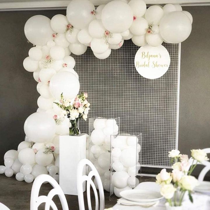 20pcs 10 inch long White Latex Balloons without shinny for Birthday Wedding Baby Shower Party Decorations  background white balloon