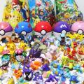 Promotional sales 144 styles Mini Pokemon Action Figures Pokmon Ball Pikachu Figure Toys. 