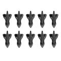10pcs Shark Fin Diffuser Vortex Generator For Windshield Roof Spoiler Bumper. 