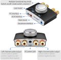 BITIWEND Mini Bluetooth HiFi Amplifier Bluetooth 5.0 Audio Power Amplifier, Stereo Hi-Fi Digital Amp 2.0 Channel 100W with AUX/USB/Bluetooth Input,Speaker/Earphone Output. 