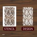 leaf  pattren  Reusable Stencil For wall Painting Art DIY Home Decor, Album Crafts and Canvas. 