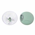EOTIA Food Processor Manual Shredder Vegetable HAND Cutter Chopper 2 blades, High Quality Vegetable Twist Shredder Hand Pull Garlic Cutter Manual Garlic Chopper Garlic Cutter.. 