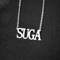 BTS necklace Jimin, Name Lockets for Girls, BTS Necklaces, BTS accessories for girls. 