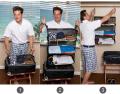 Travel Luggage Suitcase Organize Portable Hanging 3 Shelves To Go,  Clothing Towel Storage Rack. 