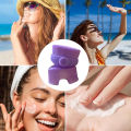 Compact Sunscreen Applicator Set Easy Sun Lotion Roller Applicator for Kids Sunblock Buddy Brush with Lid Convenient Sun Cream Brush Sunscreen Roller Applicator Set. 