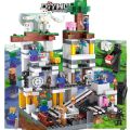 6IN1 My World Minecraft Large Lego Set Building Blocks Towns and Villages Field Cave Trap Toys Birthday Gift for Kids. 